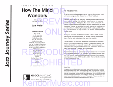 How The Mind Wanders (Full Score)