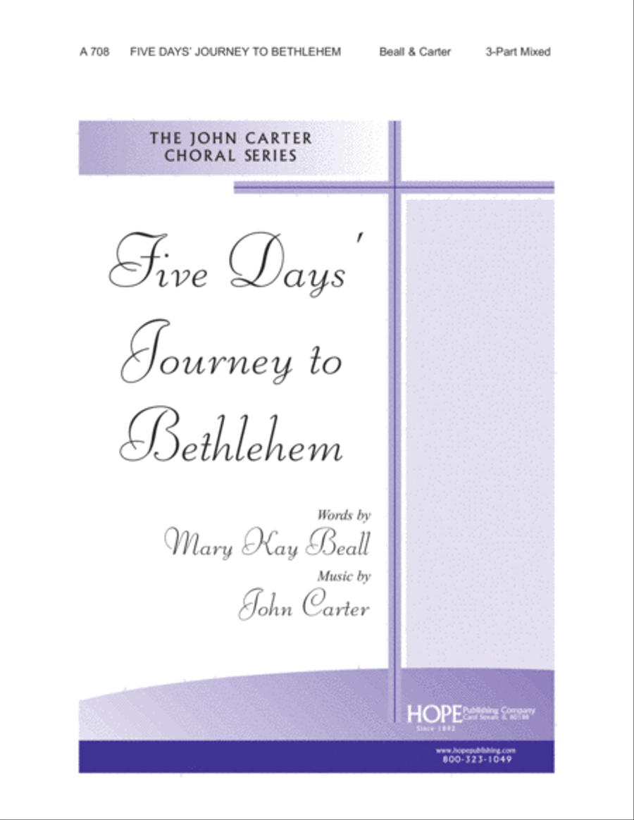 Five Day's Journey to Bethlehem 3-Part scores gallery preview page 1