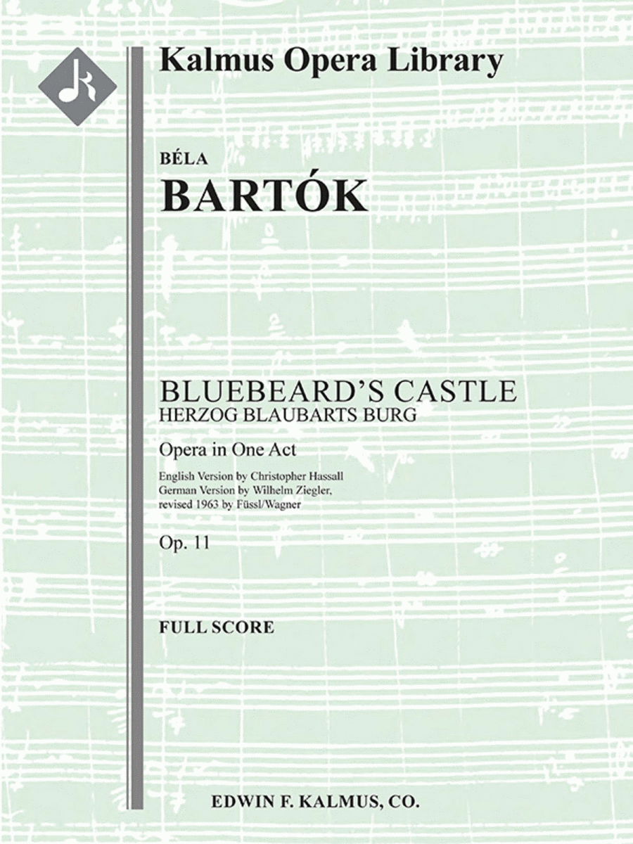 Bluebeard's Castle (Herzog Blaubarts Burg) Full Orchestra scores gallery preview page 1