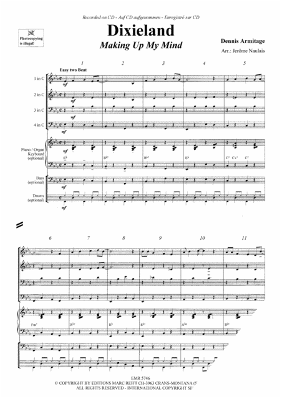 Dixieland Concert Band scores gallery preview page 3