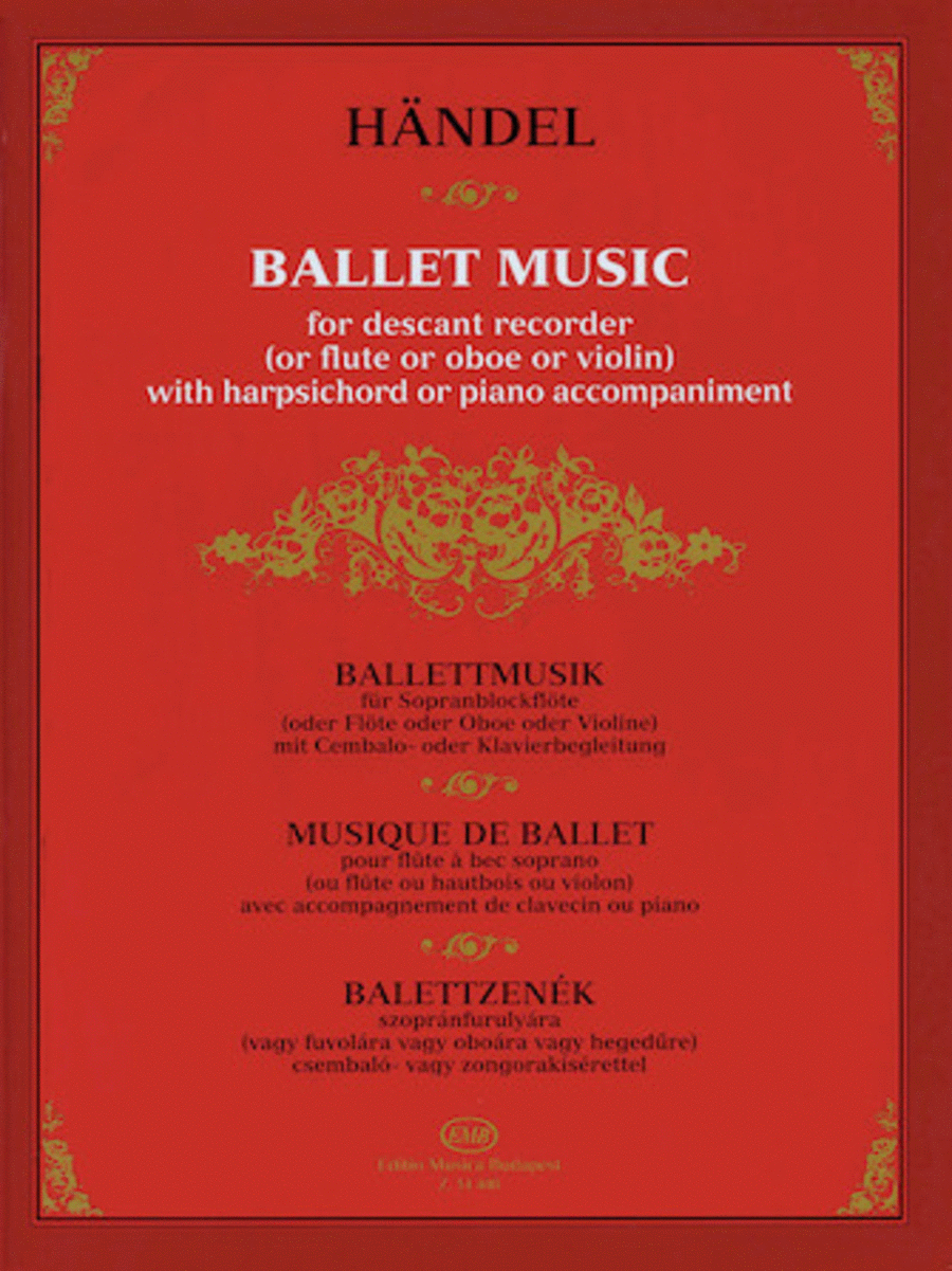 Ballet Music Recorder scores gallery preview page 1