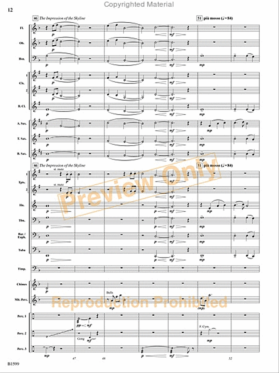 Terminal Velocity Concert Band scores gallery preview page 13