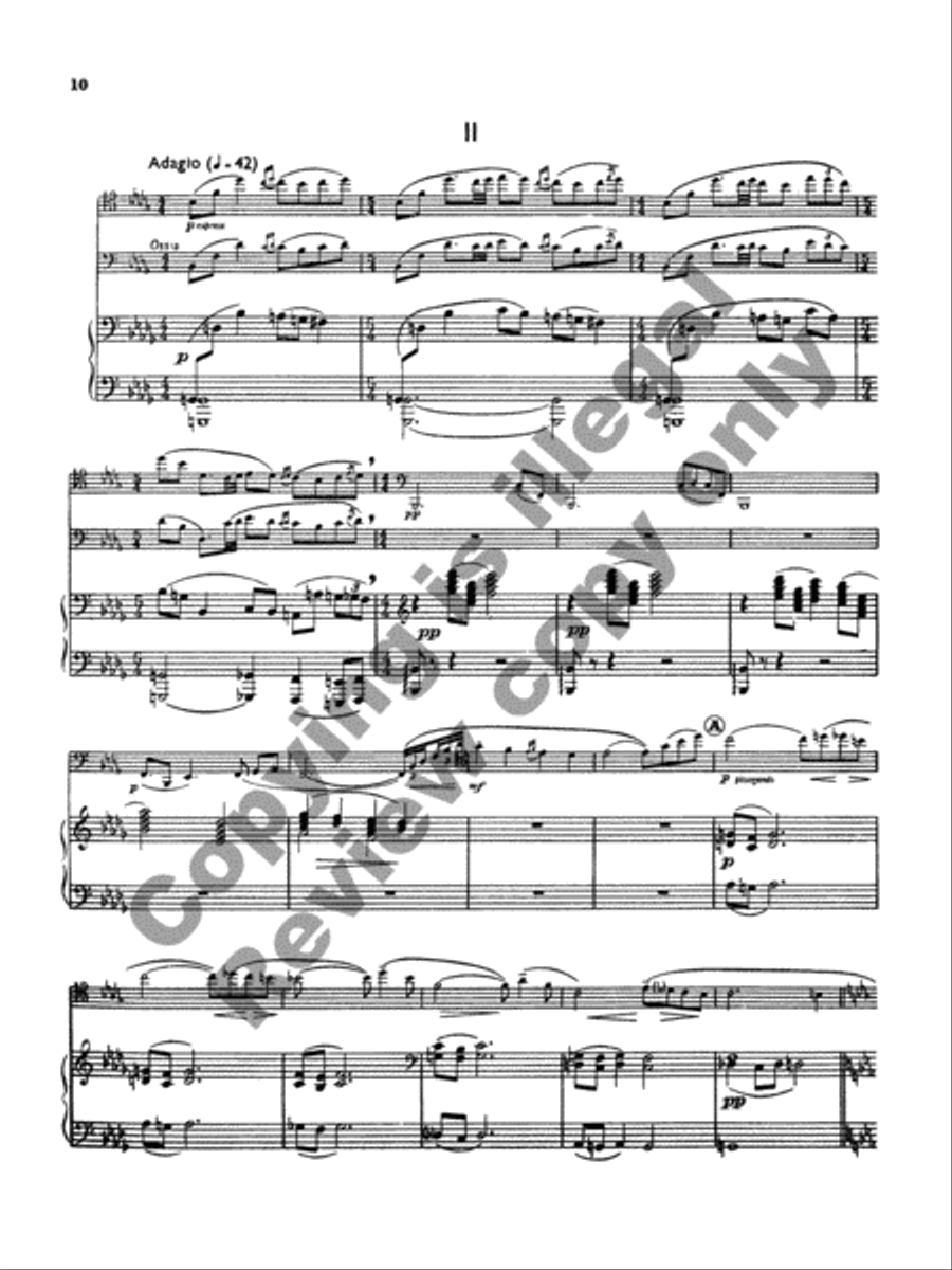 Concerto for Bassoon & Strings (or Band) Orchestra scores gallery preview page 6