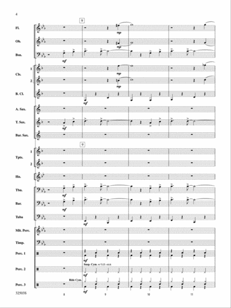 Mack the Knife Mack the Knife Concert Band scores gallery preview page 4