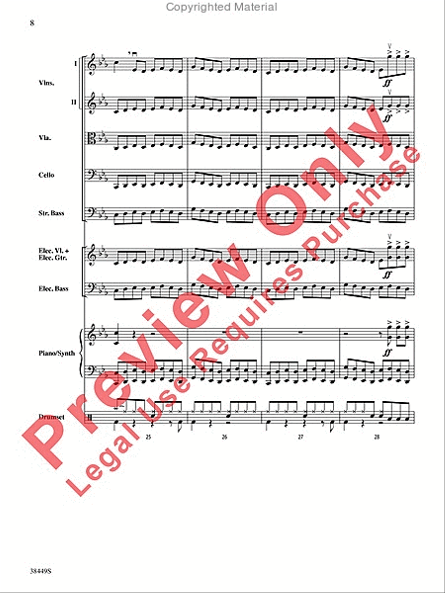 Requiem (The Fifth) String Orchestra scores gallery preview page 9