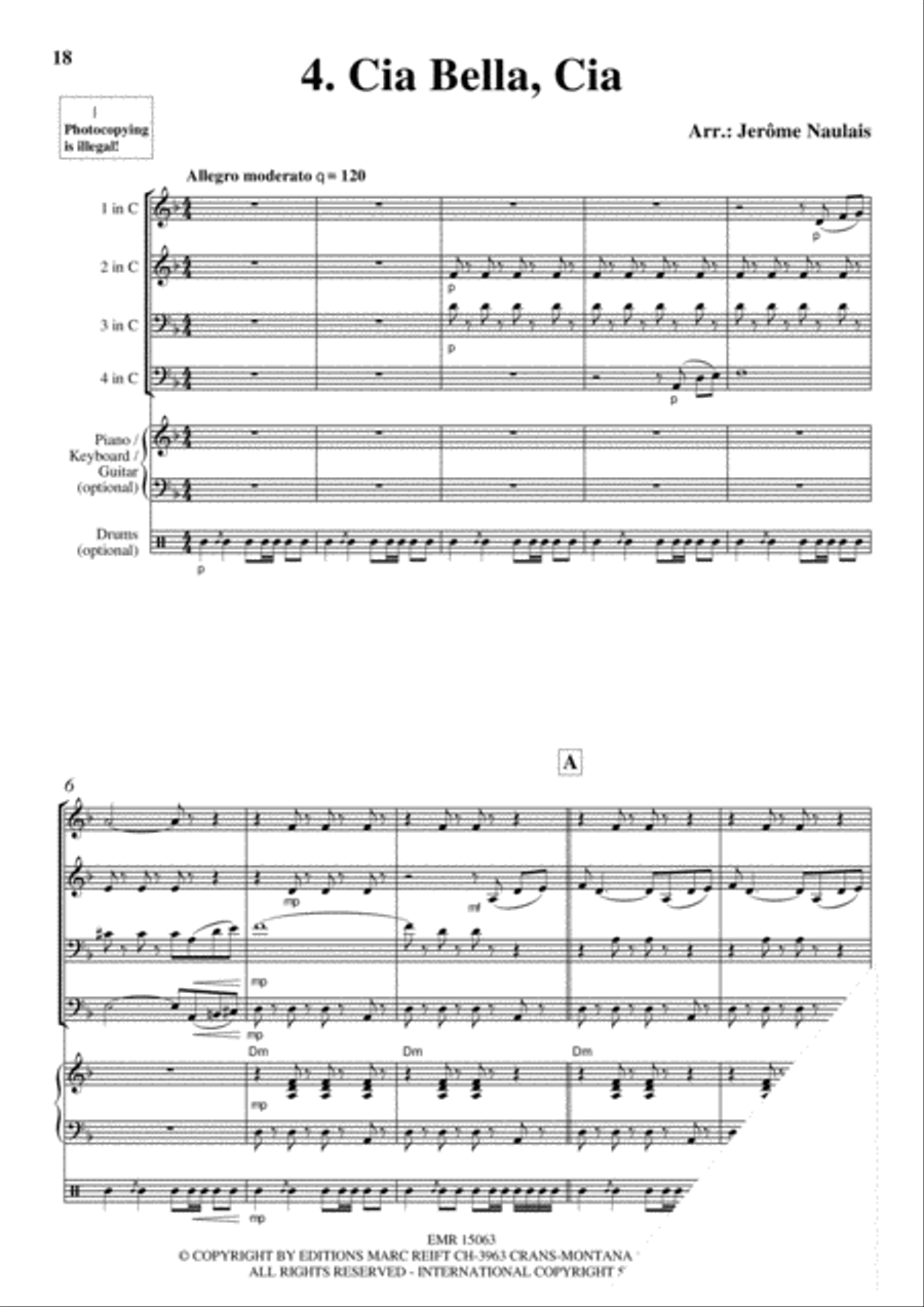 Brass Quartets Vol. 6 Brass Quartets Vol. 6 Brass Ensemble scores gallery preview page 6