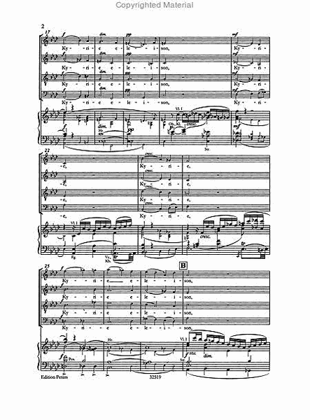 Mass in F minor WAB 28 (Vocal Score)