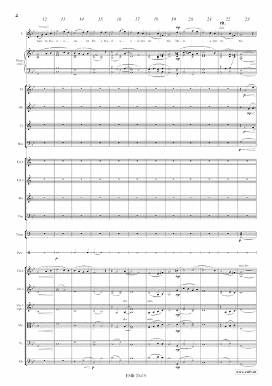 Ave Maria Ave Maria Orchestra scores gallery preview page 5