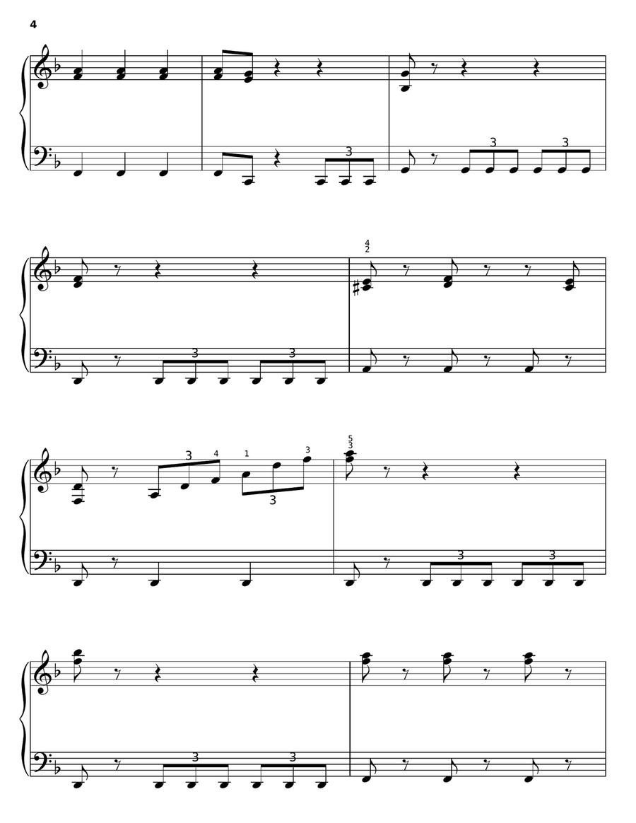 The Black Pearl Easy Piano scores gallery preview page 4