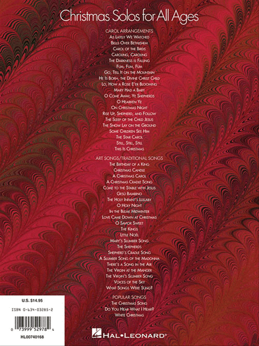 Christmas Solos for All Ages - High Voice High Voice scores gallery preview page 2