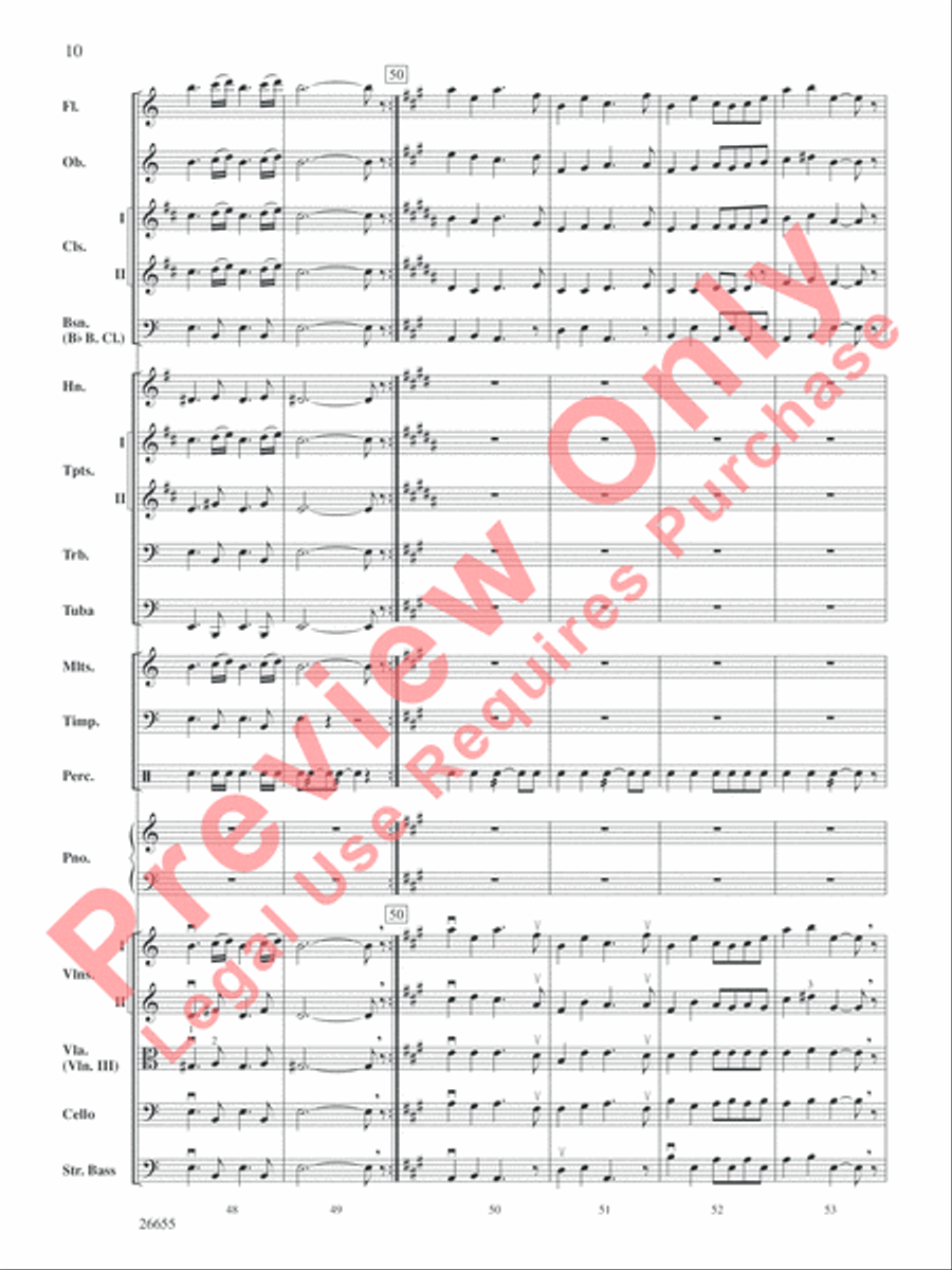 Robin Hood and His Merry Men Full Orchestra scores gallery preview page 11