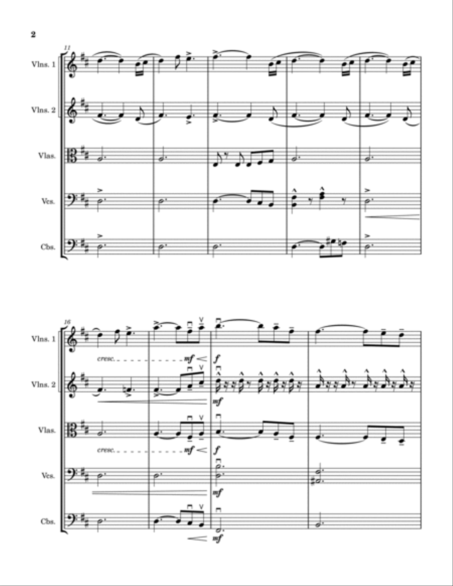 Nomination String Orchestra scores gallery preview page 2