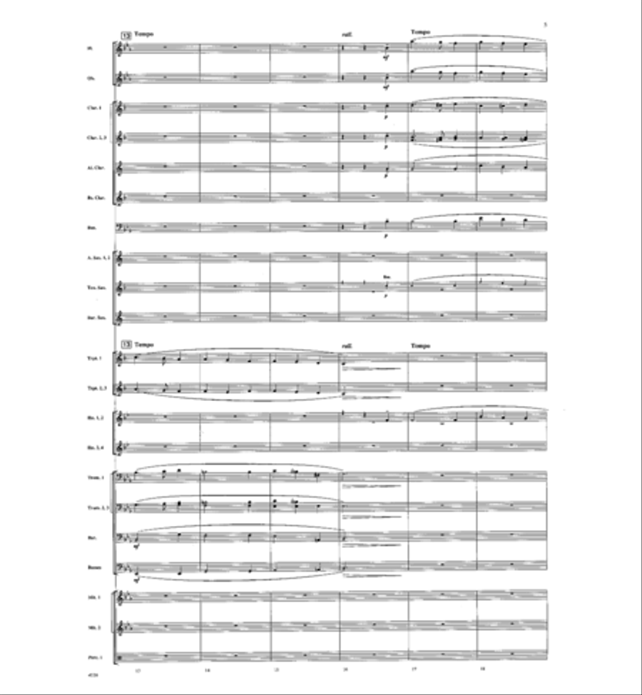 Midnight in Bethlehem Concert Band scores gallery preview page 4