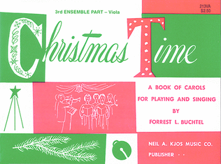 Book cover for Christmas Time - 3rd Ensemble Va Book