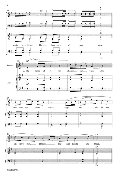 Oh, for a Thousand Tongues to Sing (Downloadable Choral Score)