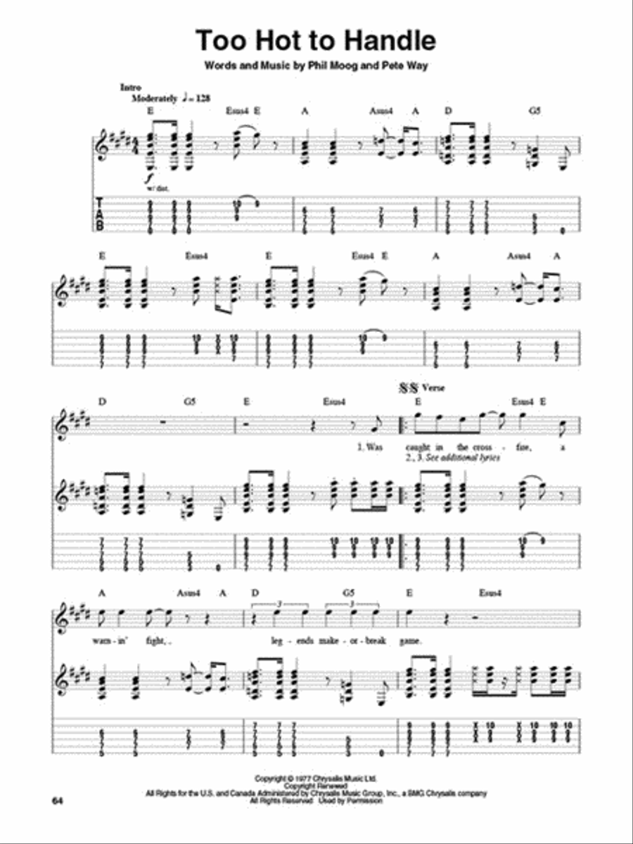 Michael Schenker Guitar Tablature scores gallery preview page 6