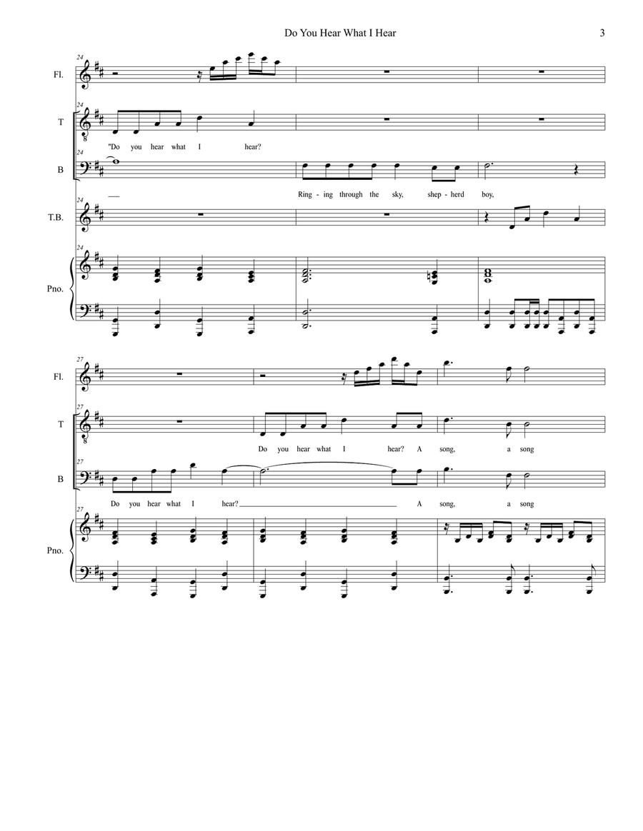 Do You Hear What I Hear TB scores gallery preview page 3