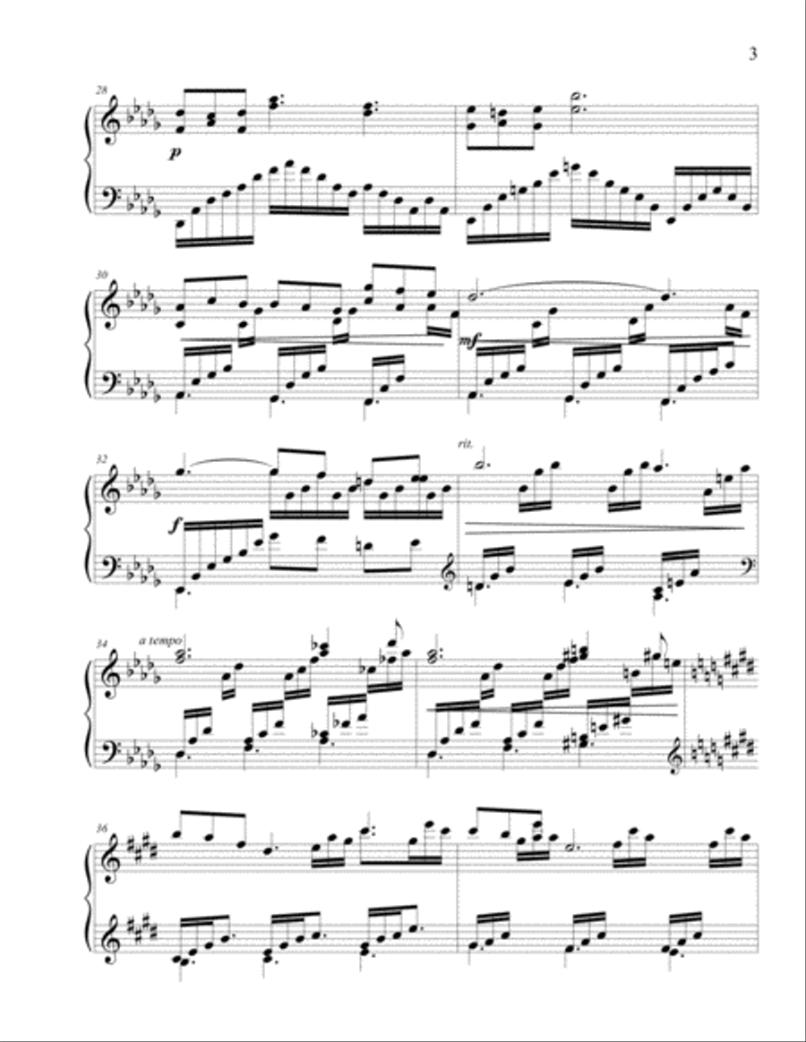 Debussy Meets Foster Piano Solo scores gallery preview page 4