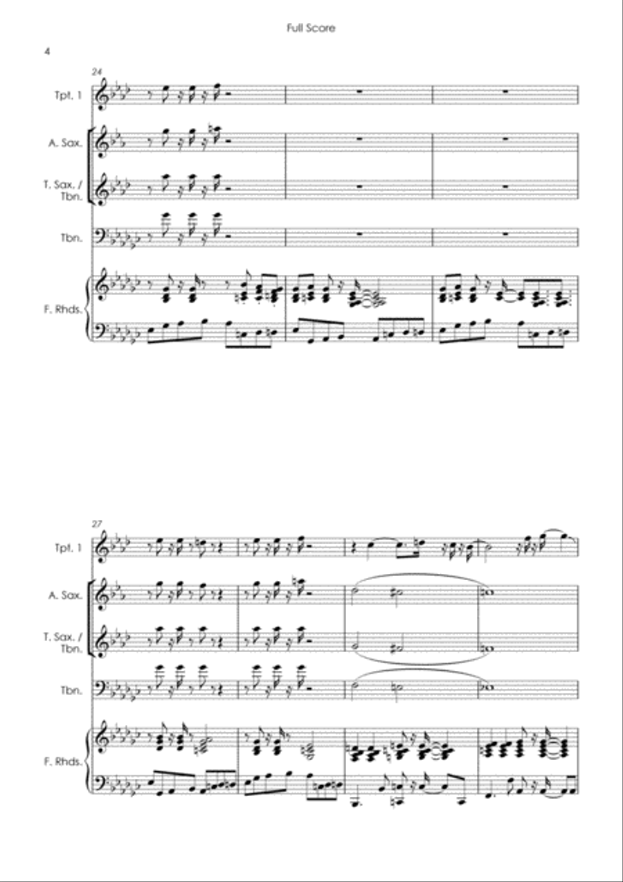 I Wish Tenor Saxophone scores gallery preview page 6