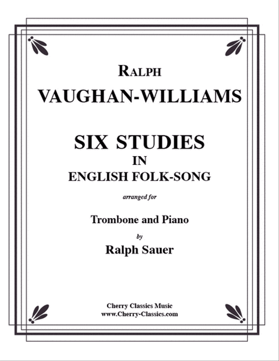 Book cover for Six Studies in English Folksong