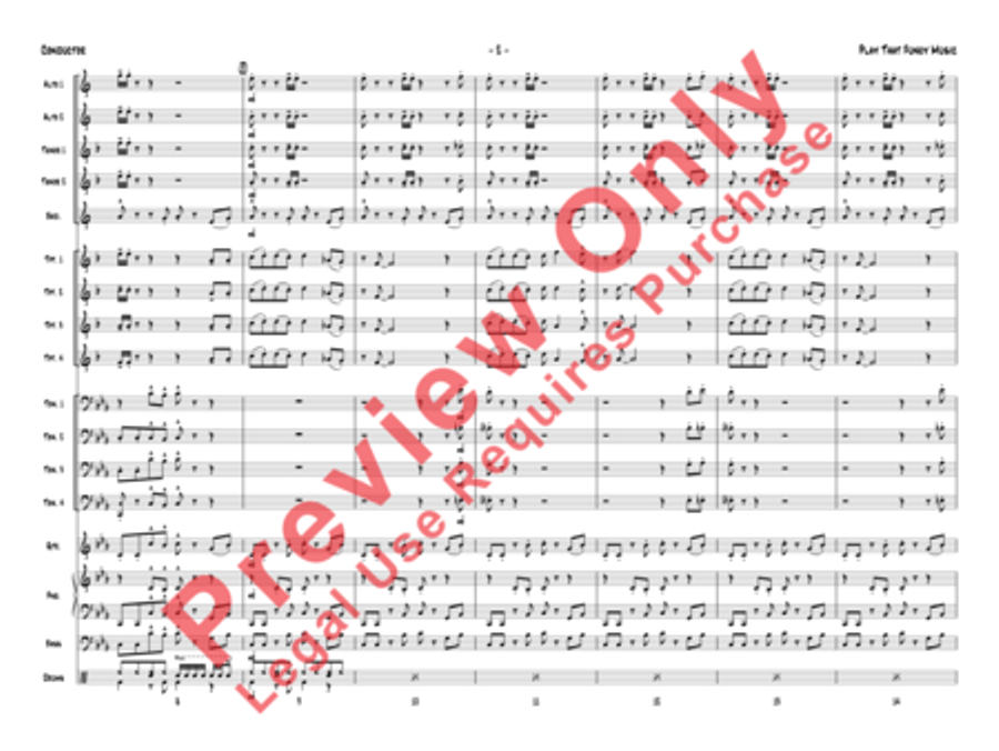 Play That Funky Music Jazz Ensemble scores gallery preview page 5