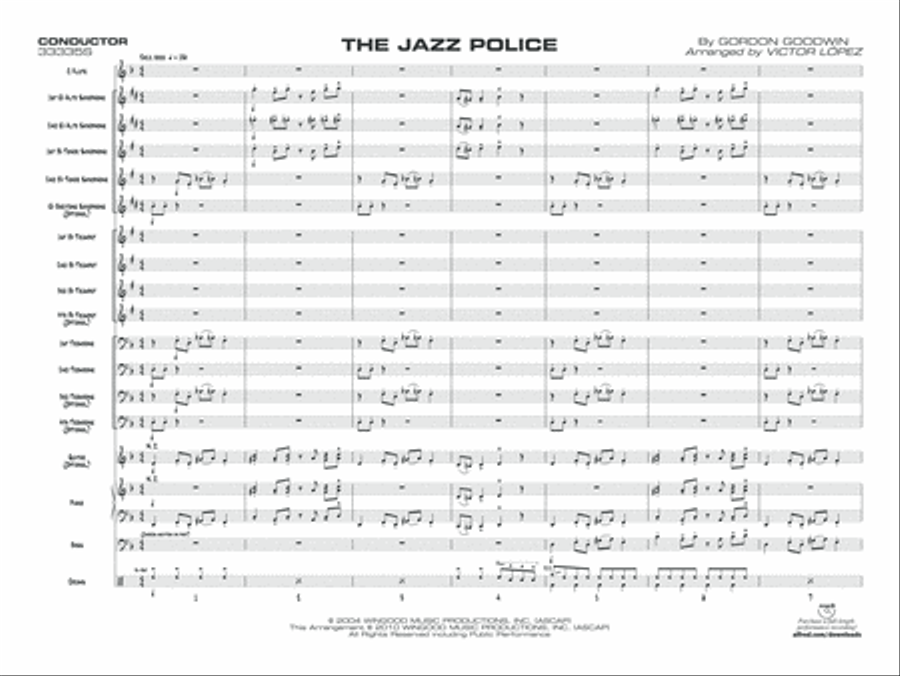 The Jazz Police Jazz Ensemble scores gallery preview page 23