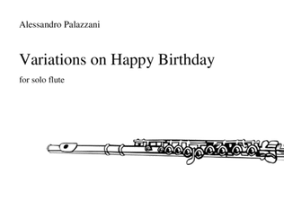 Variations on Happy Birthday for Solo Flute