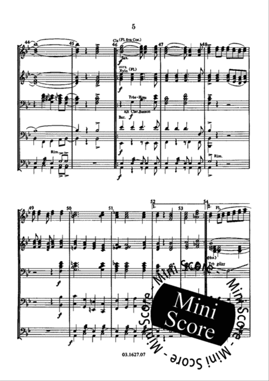 Americana West Concert Band scores gallery preview page 9