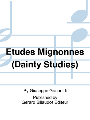 Book cover for Etudes Mignonnes