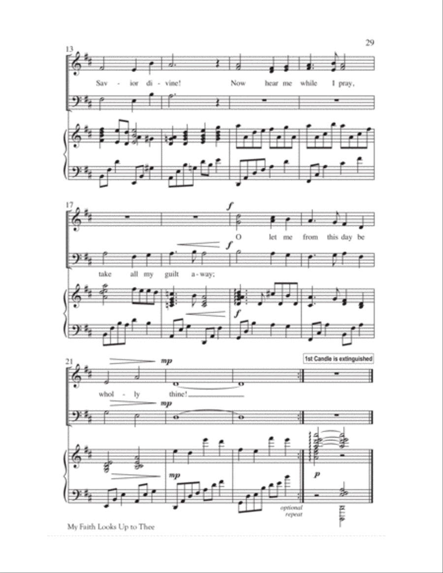 We Remember Calvary (SAB) 3-Part scores gallery preview page 32