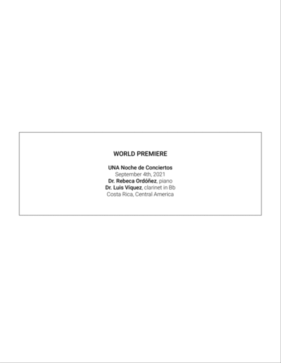 Nocturno Clarinet Solo scores gallery preview page 3