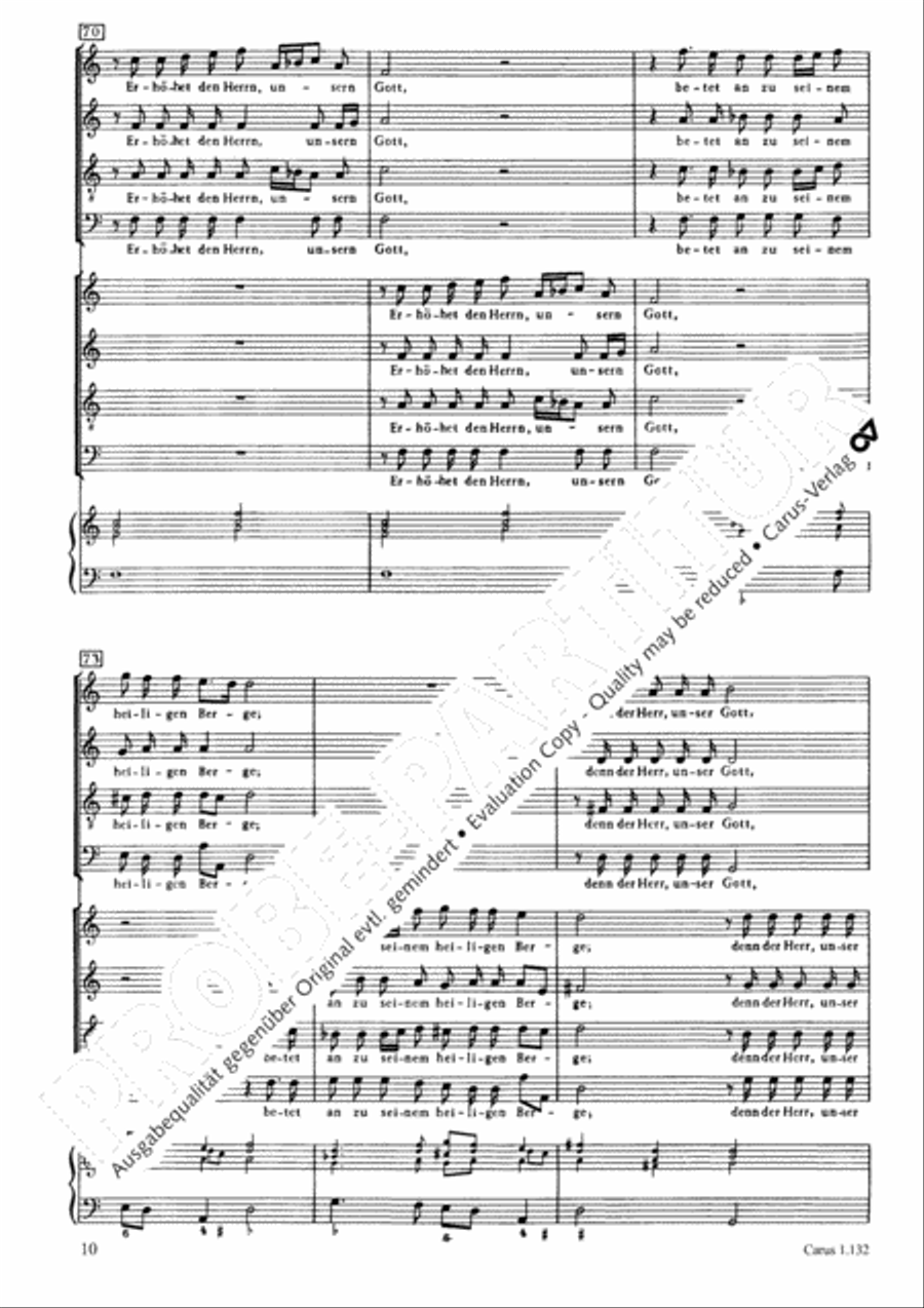 Der Herr ist Konig 4-Part scores gallery preview page 11