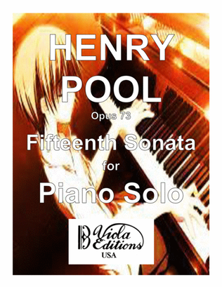 Fifteenth Sonata for Piano Solo in F-la