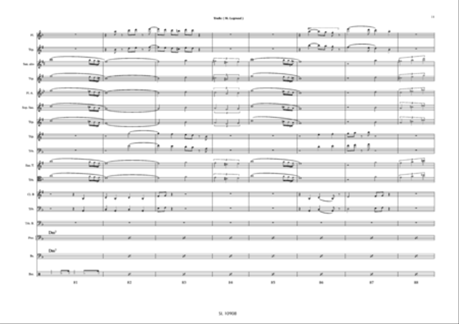 Trafic Jazz Ensemble scores gallery preview page 12