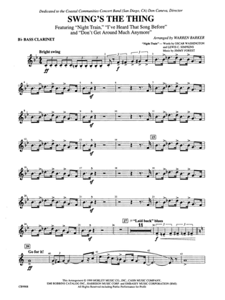 Swing's the Thing: B-flat Bass Clarinet