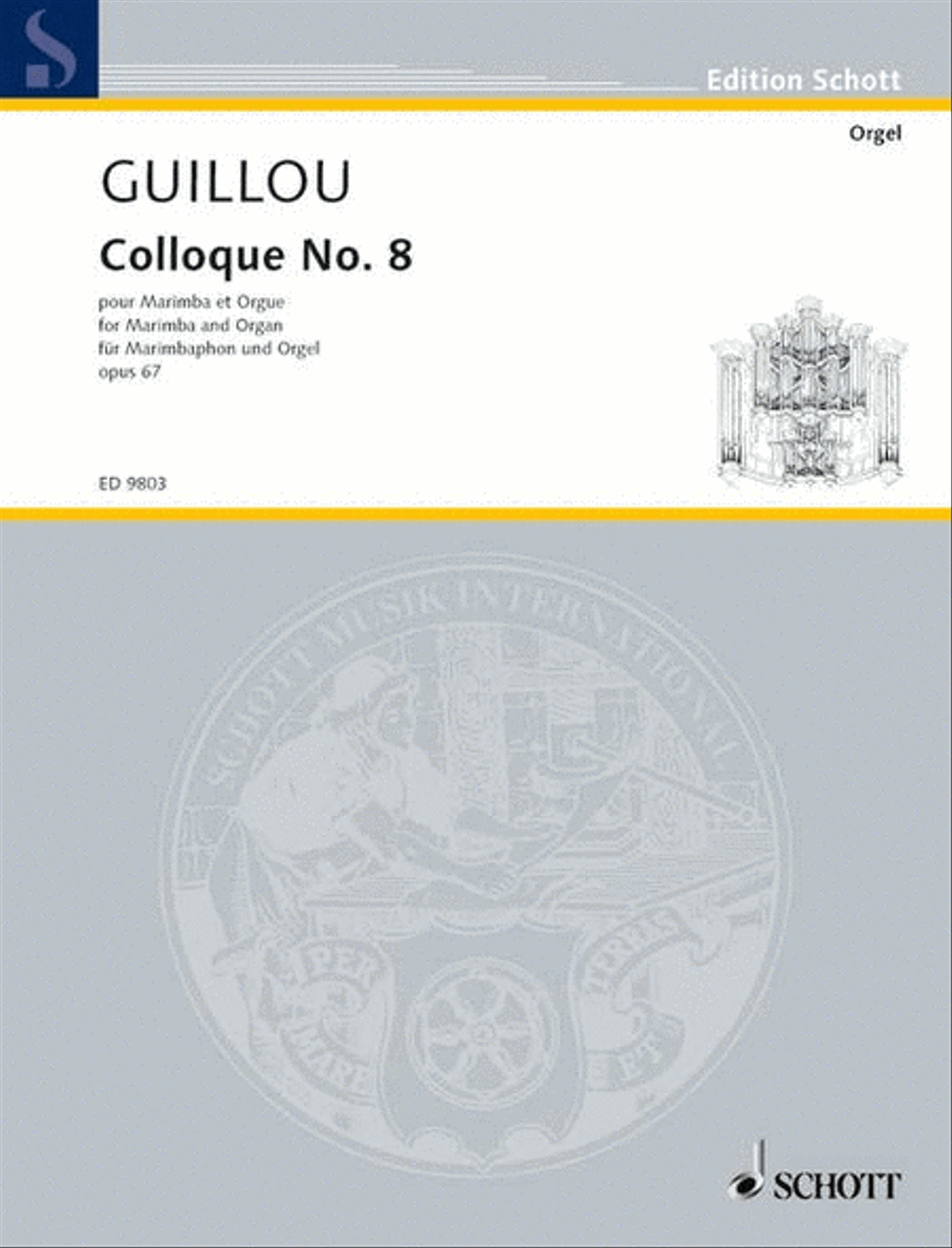 Colloque No. 8 Organ scores gallery preview page 1