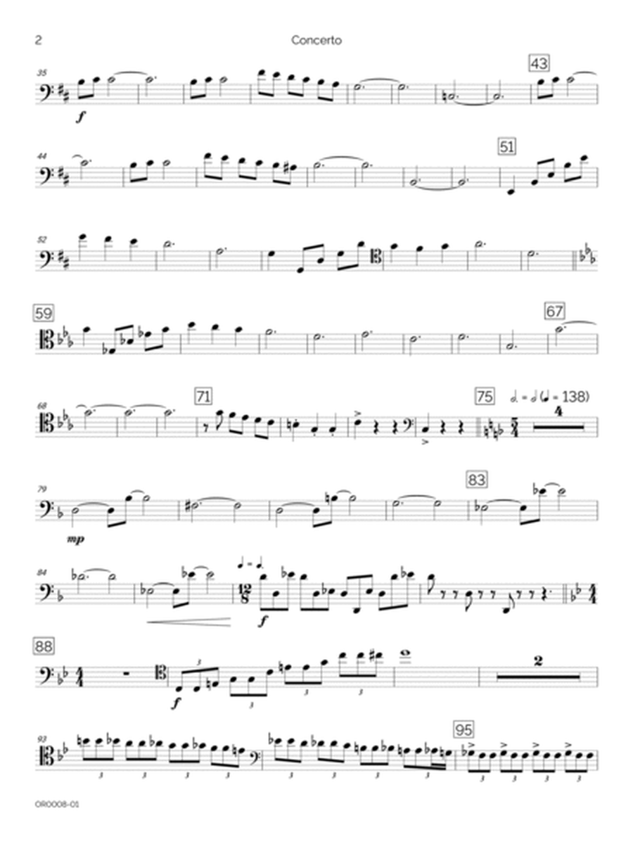 Concerto for Trombone & Orchestra (Solo Trombone Part)