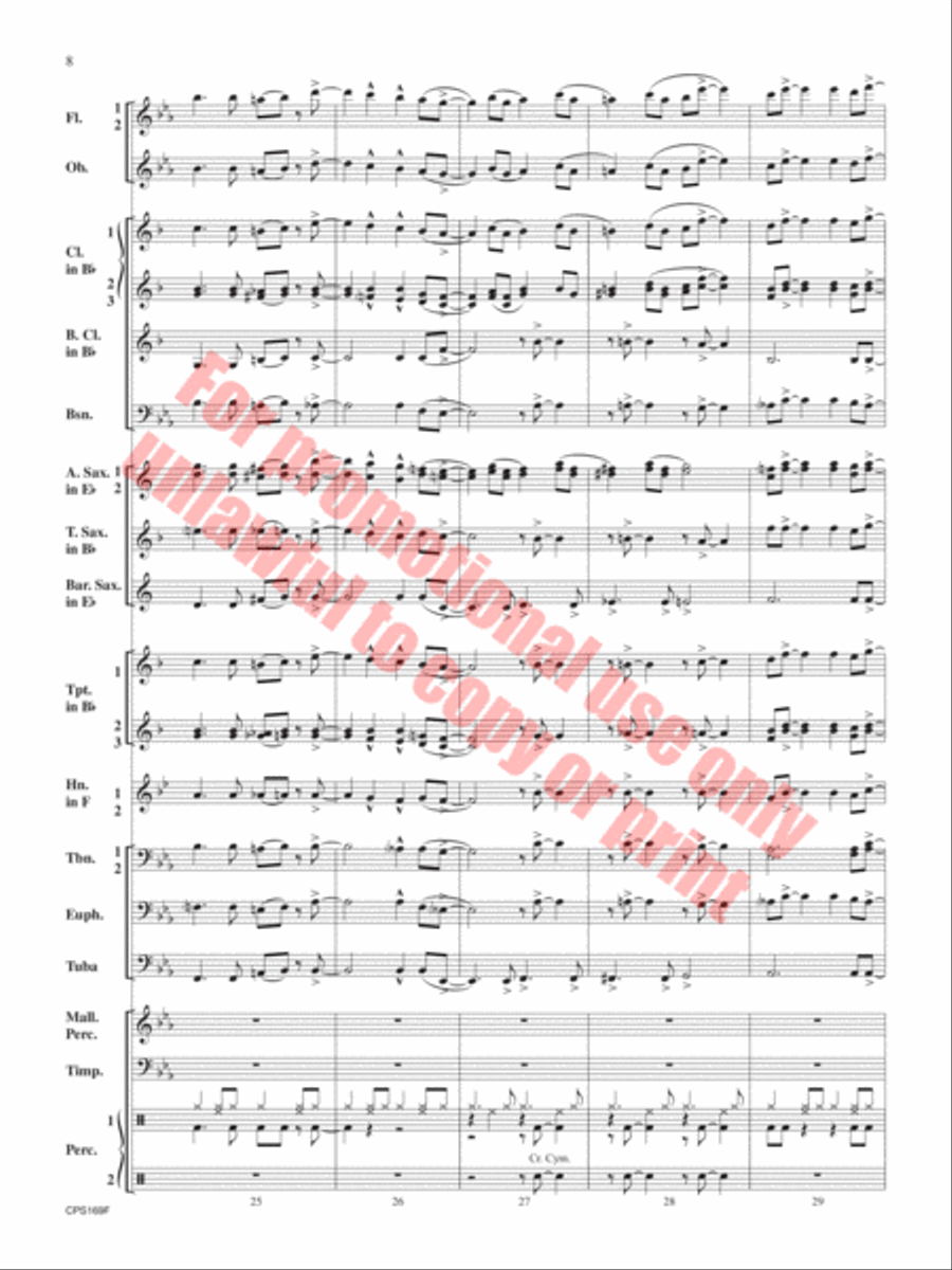 Home For the Holidays Home For the Holidays Concert Band scores gallery preview page 9