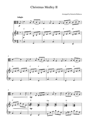 Christmas Medley II (for viola solo and piano accompaniment)