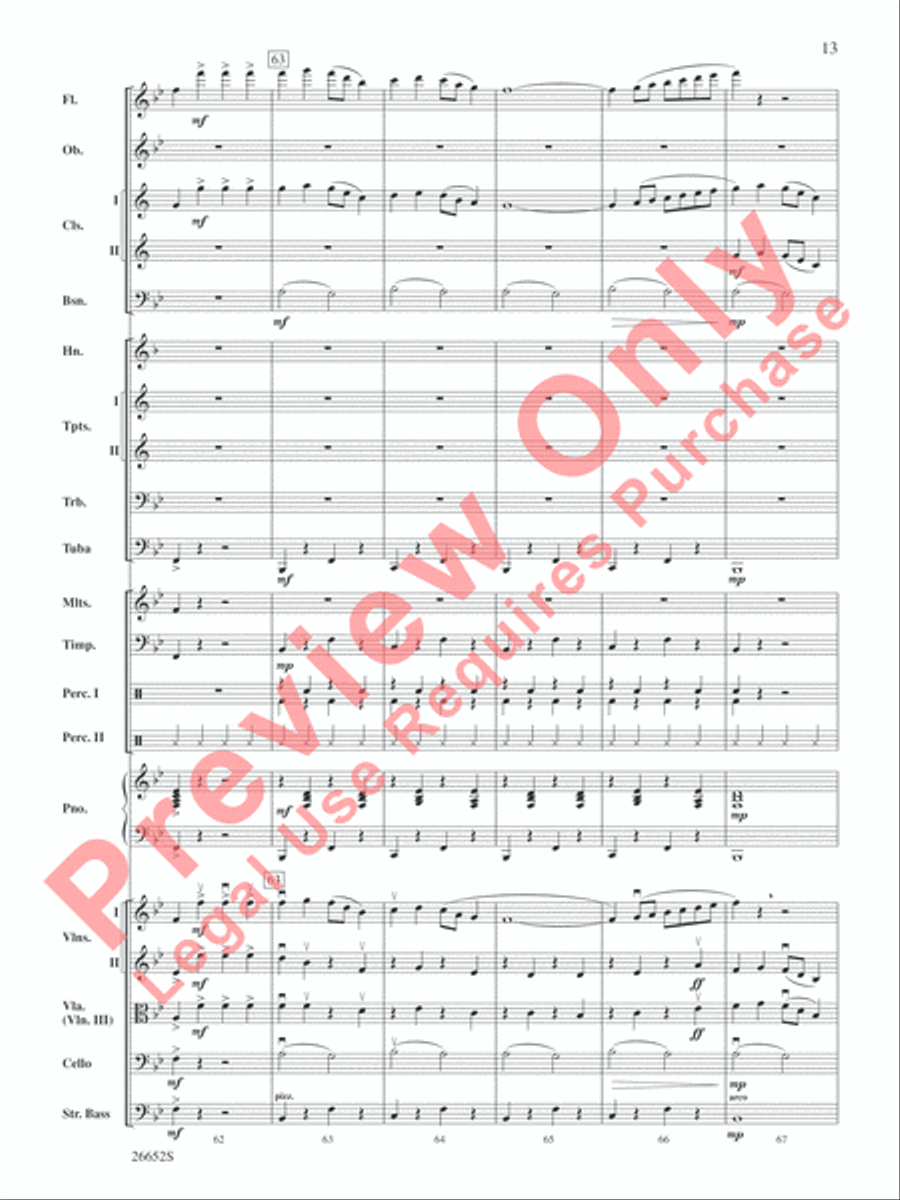 Leroy Anderson Favorites Leroy Anderson Favorites Full Orchestra scores gallery preview page 14
