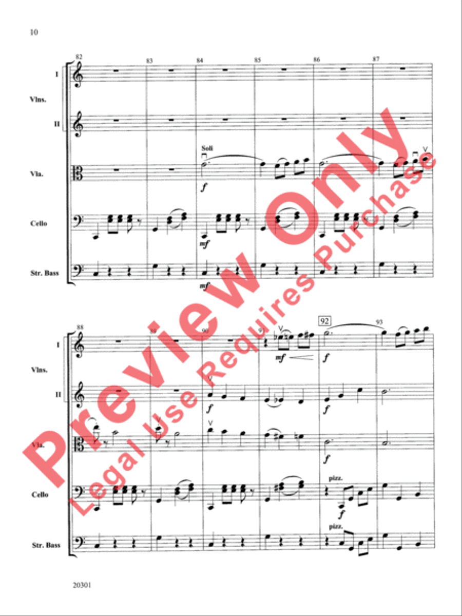 Acrobats String Orchestra scores gallery preview page 11