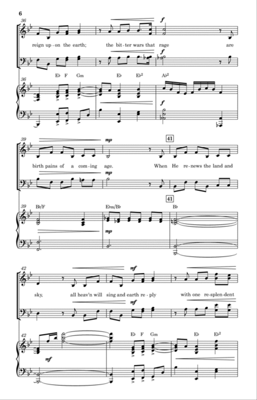 Creation Sings Creation Sings 4-Part scores gallery preview page 6