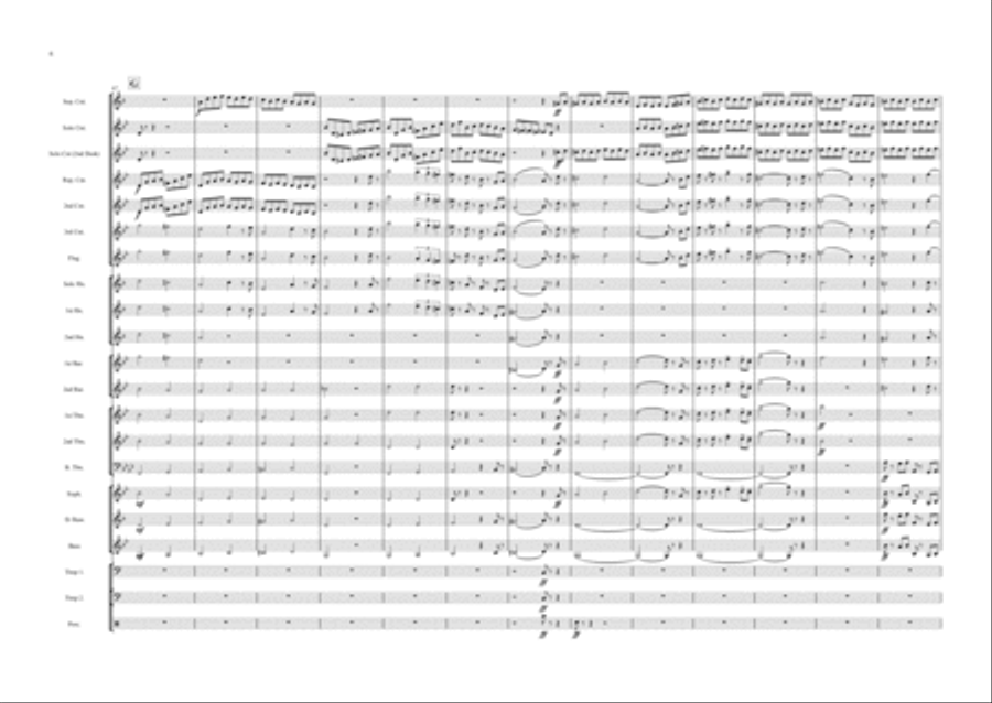 Finale from Symphony No.1 - The Titan by Gustav Mahler - (Brass Band) Brass Band scores gallery preview page 6