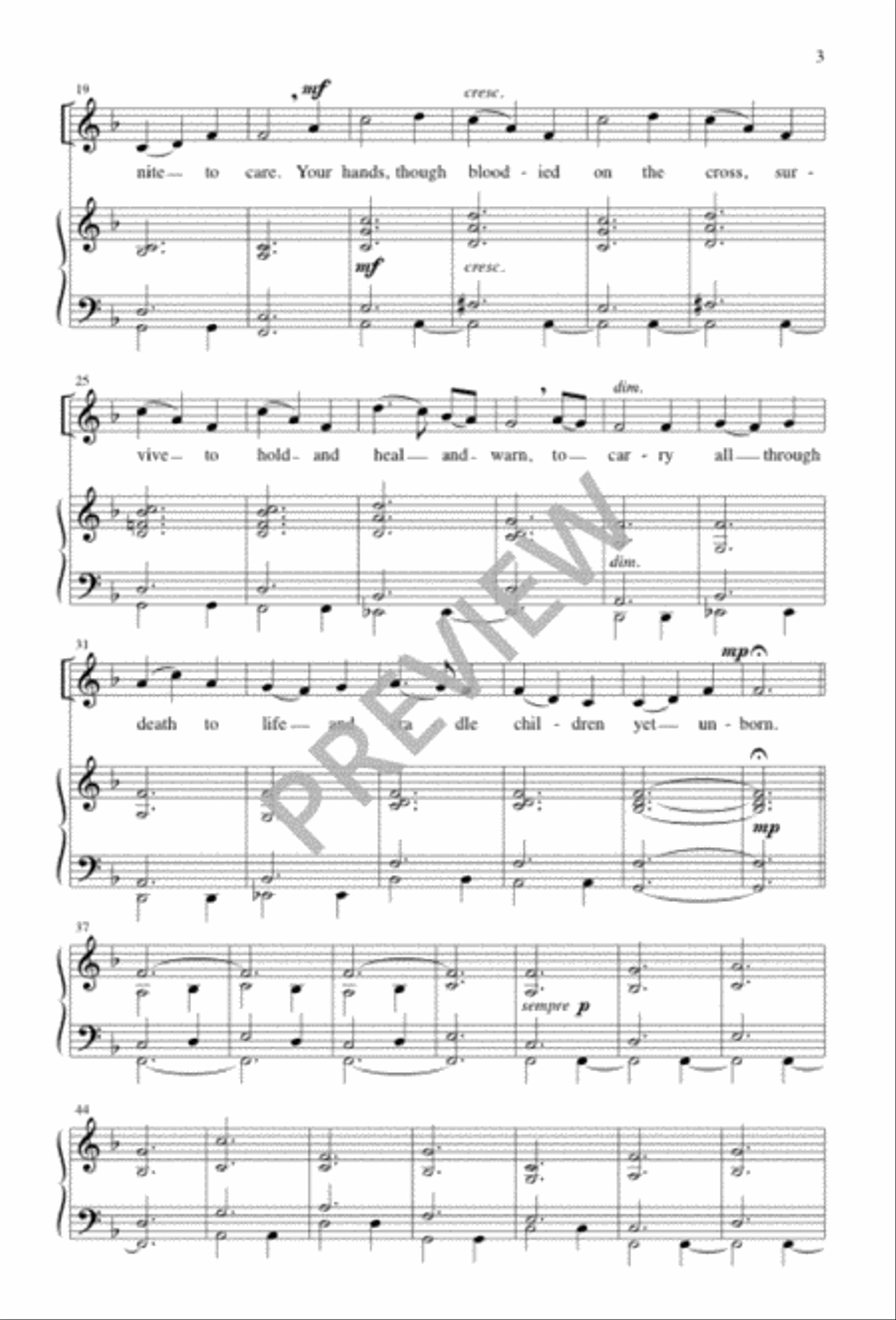We Cannot Measure How You Heal 4-Part scores gallery preview page 3