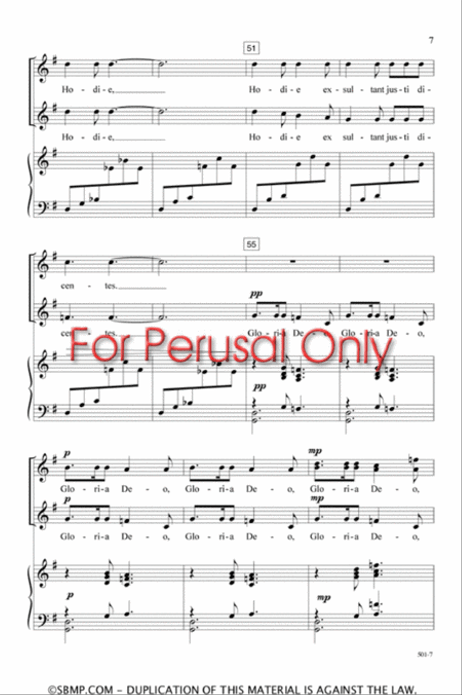 Hodie - SSA Octavo SSA scores gallery preview page 6