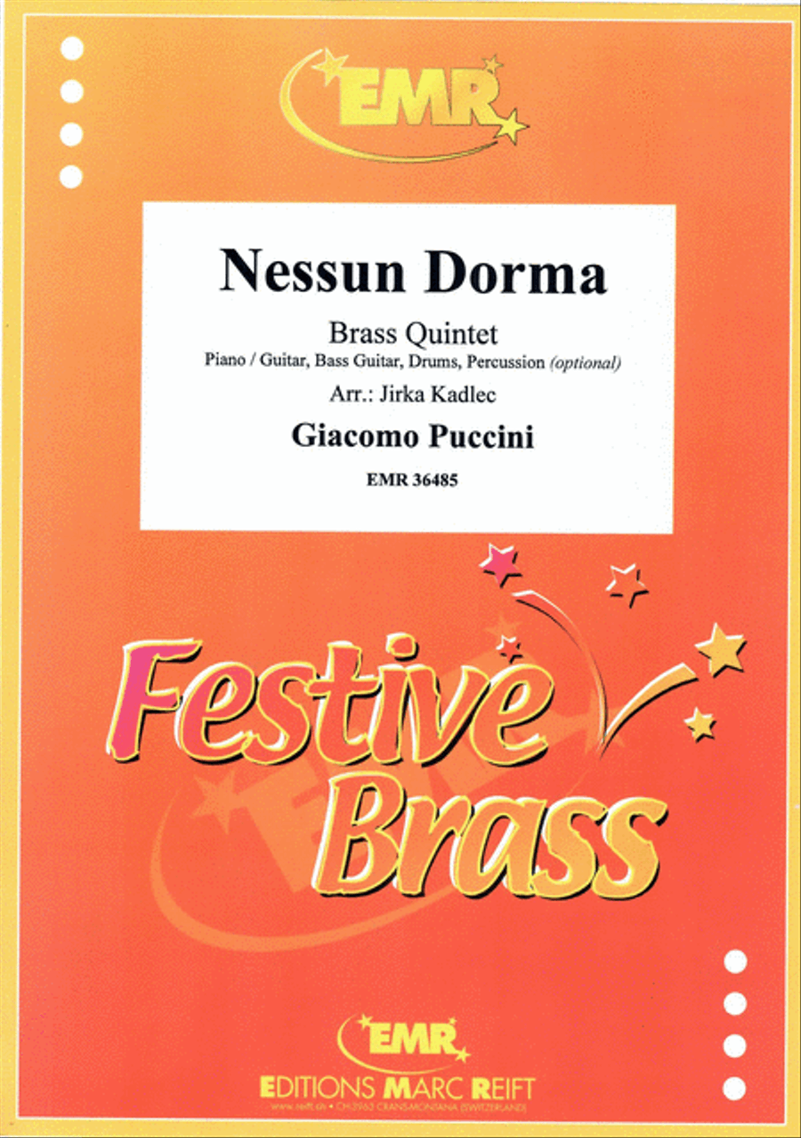 Nessun Dorma Brass Band scores gallery preview page 1