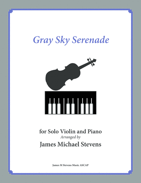 Gray Sky Serenade - Solo Violin & Piano image number null
