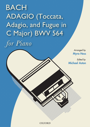 Book cover for Adagio (Toccata, Adagio, and Fugue in C major), BWV 564