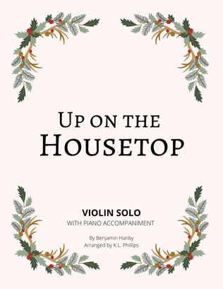 Up on the Housetop - Violin Solo with Piano Accompaniment