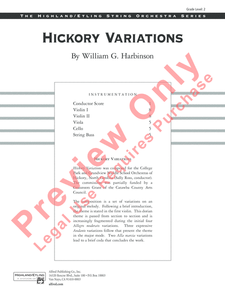 Hickory Variations image number null